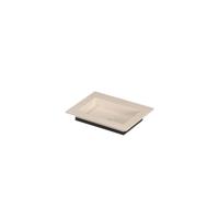 INK Post Wastafel keramische slab envelop bak met 1 kraangat 60x45x1 Travertin matt