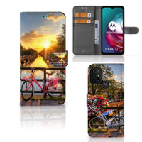 Motorola Moto G10 | G20 | G30 Flip Cover Amsterdamse Grachten - thumbnail