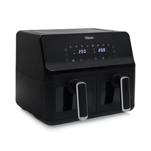 Tristar Dubbele Airfryer XXL FR-9040 - Kijkvenster met Licht - 2 x 4 liter - 8 programma's - Twee Kookzones - Zwart