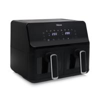 Tristar Dubbele Airfryer XXL FR-9040 - Kijkvenster met Licht - 2 x 4 liter - 8 programma's - Twee Kookzones - Zwart - thumbnail