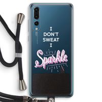 Sparkle quote: Huawei P20 Pro Transparant Hoesje met koord