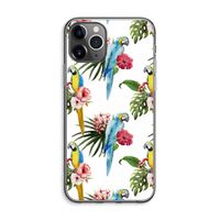 Kleurrijke papegaaien: iPhone 11 Pro Max Transparant Hoesje