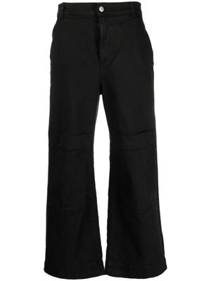 P.A.R.O.S.H. jean ample à taille basse - Noir