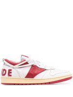 RHUDE baskets bicolores à lacets - Blanc RHUDE baskets bicolores à lacets - Blanc