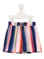 Lygia & Nanny short évasé à rayures - Multicolore