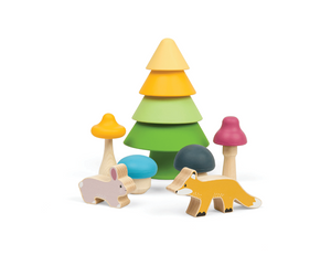 BigJigs Stapelspel - bosvriendjes - vanaf 12mnd