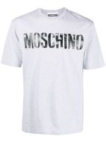 Moschino t-shirt en coton à logo imprimé - Gris