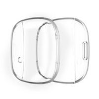 Fitbit Versa 3 / Sense Soft TPU case (volledig beschermd) - Transparant