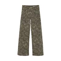 Indian Blue Jeans Winter broek meisjes - zand - wide fit/luipaard