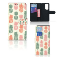 OPPO Find X3 Neo 5G Book Cover Ananas