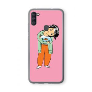 Visknuffel: Samsung Galaxy A11 Transparant Hoesje