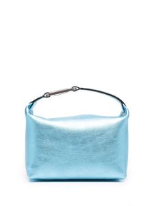 EÉRA mini sac Moon en cuir métallisé - Bleu