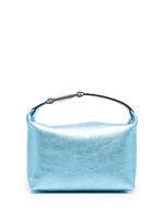 EÉRA mini sac Moon en cuir métallisé - Bleu