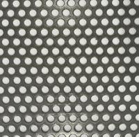 Stalen geperforeerde plaat rond 5 x steek 8 x dikte 1,5 mm - per m²