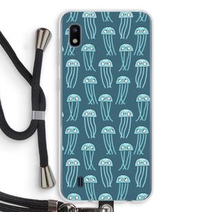 Kwallie: Samsung Galaxy A10 Transparant Hoesje met koord