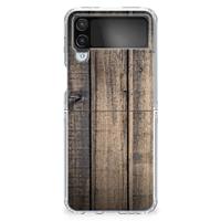 Samsung Galaxy Z Flip 4 | Bumper Hoesje | Steigerhout