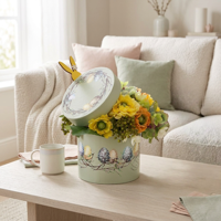 Bloemen Cadeaubox Laura Leiden 25 cm