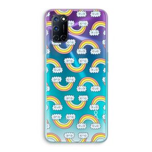 Regenboog: Oppo A92 Transparant Hoesje