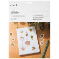 Cricut Printable Vinyl A4 Folieset Snijbreedte 29.7 cm Wit