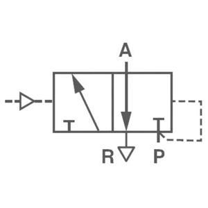 IMI NORGREN Mechanisch bedienbaar pneumatisch ventiel V50A4D3A-XA090 24 V/DC Materiaal (behuizing) Aluminium Afdichtmateriaal NBR 1 stuk(s)