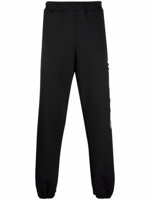 Moschino pantalon de jogging à taille élastiquée - Noir