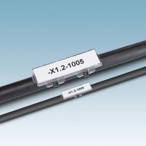 Phoenix Contact 0830746 KMK 5 Kabelmarkeringdrager Montagemethode: Kabelbinder Markeringsvlak: 60 x 15 mm Transparant 50 stuk(s)
