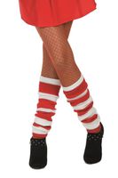 Beenwarmers rood/wit