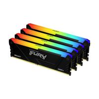 Kingston Beast RGB Werkgeheugenmodule voor PC DDR4 128 GB 4 x 32 GB 3600 MHz 288-pins DIMM KF436C18BB2AK4/128