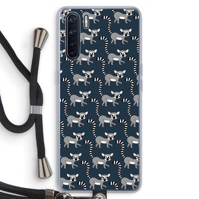 Makis: Oppo A91 Transparant Hoesje met koord