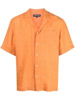 Frescobol Carioca chemise en lin Angelo à manches courtes - Orange - thumbnail