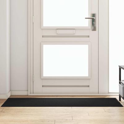 Deurmat Zwart 60 x 180 cm Polypropyleen en vinyl