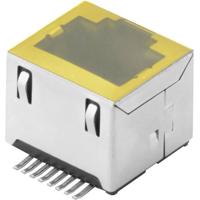 Weidmüller RJ45C3 S1V 2.7E4N RL RJ45-aansluitstekker CAT 3 2514600000 Bus, inbouw verticaal Aantal polen (sensoren) 8 Zilver, Zwart 300 stuk(s)