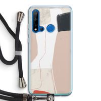 Lava: Huawei P20 Lite (2019) Transparant Hoesje met koord