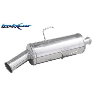 InoxCar uitlaat passend voor CitroÃ«n Saxo 1.6 16v VTS 118pk 1999- 1x76mm RetrÃ² S IXCISAX01RT