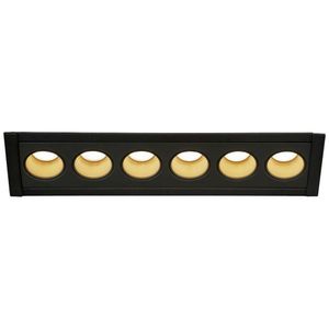 SLV 1005415 MILANDOS 6 LED-inbouwlamp LED vast ingebouwd Zwart