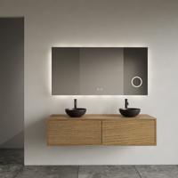 Onderkast Gliss Design Joa Castle Brown 140 CM 2 Laden Incl.Topplaat