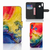 Hoesje Honor 10 Lite Watercolor Dark