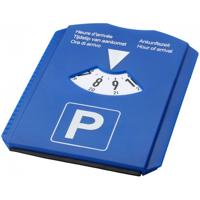 Parkeerschijf met ijskrabber - 2x - draaischijf voor parkeren - 12 x 15 cm - blauw