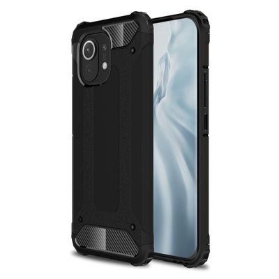 Lunso - Armor Guard backcover hoes - Xiaomi Mi 11 - Zwart