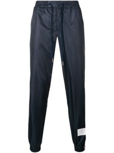 Thom Browne pantalon de jogging à détail rayé - Bleu