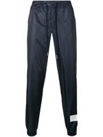 Thom Browne pantalon de jogging à détail rayé - Bleu - thumbnail