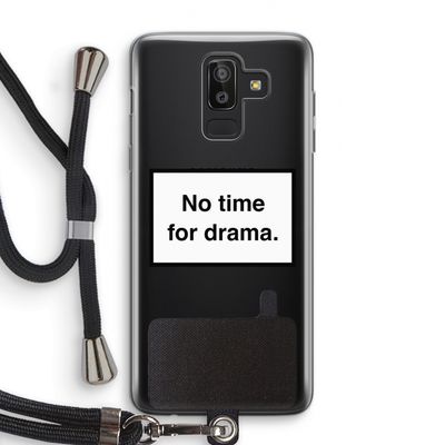 No drama: Samsung Galaxy J8 (2018) Transparant Hoesje met koord