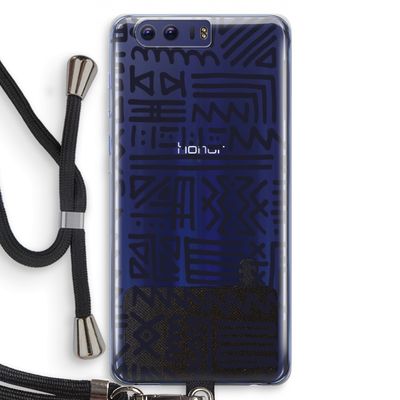 Marrakech print: Honor 9 Transparant Hoesje met koord