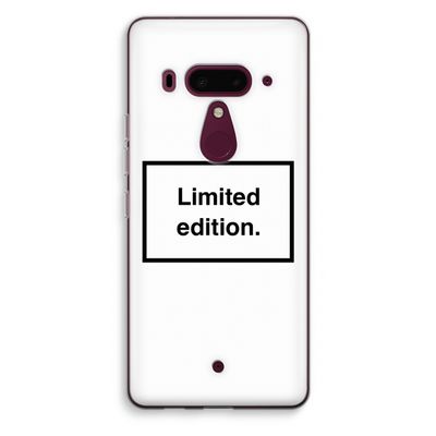 Limited edition: HTC U12+ Transparant Hoesje