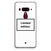 Limited edition: HTC U12+ Transparant Hoesje