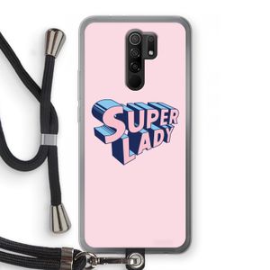 Superlady: Xiaomi Redmi 9 Transparant Hoesje met koord
