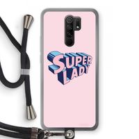 Superlady: Xiaomi Redmi 9 Transparant Hoesje met koord