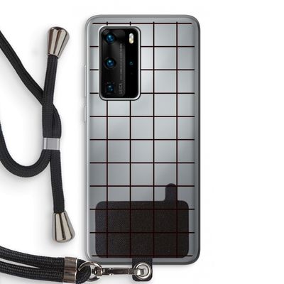 Rooster: Huawei P40 Pro Transparant Hoesje met koord