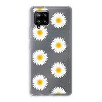 Margrietjes: Samsung Galaxy A42 5G Transparant Hoesje Margrietjes: Samsung Galaxy A42 5G Transparant Hoesje