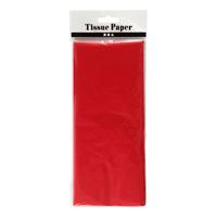 Creativ Company Tissuepapier Rood 10 Vellen 14 gr, 50x70cm - thumbnail